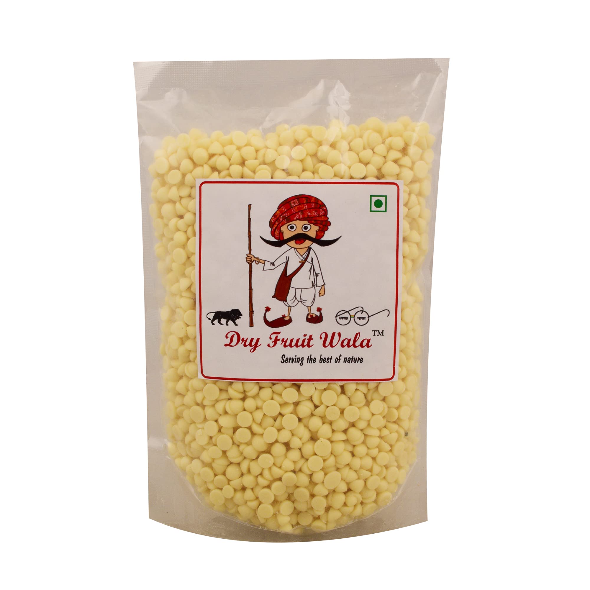 Dry Fruit Wala Choco Chips 250gms, White Chocolate Chips, Choco Chips Packet for Cake, Chocolate Chips for Cake Decoration, Chips - Image 2 thumbnail