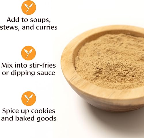 Miniatura 3 de Banyan botánicos de jengibre en polvoOrgánico CertificadoZingiber officinaleSoporta la salud general, Bienestar y confort