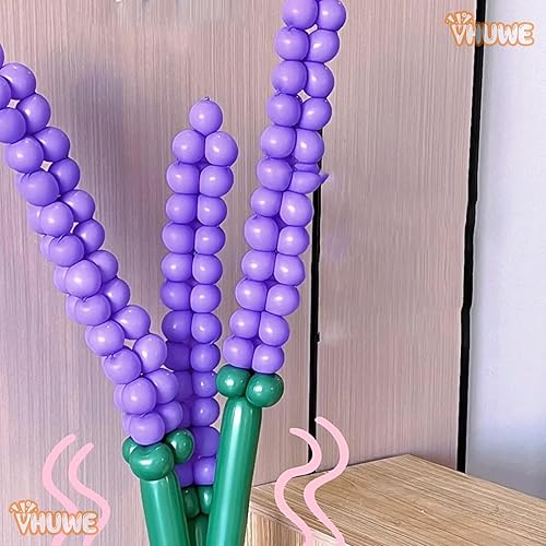 Miniatura 64 de 260 globos de color amarillo limón, paquete de 100 globos largos gruesos para arco, animales, payasos, niños, cumpleaños, fiestas, baby showers