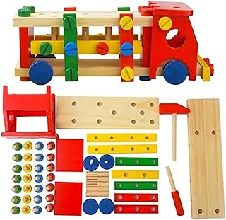 سيارة خشبية من ميكانو