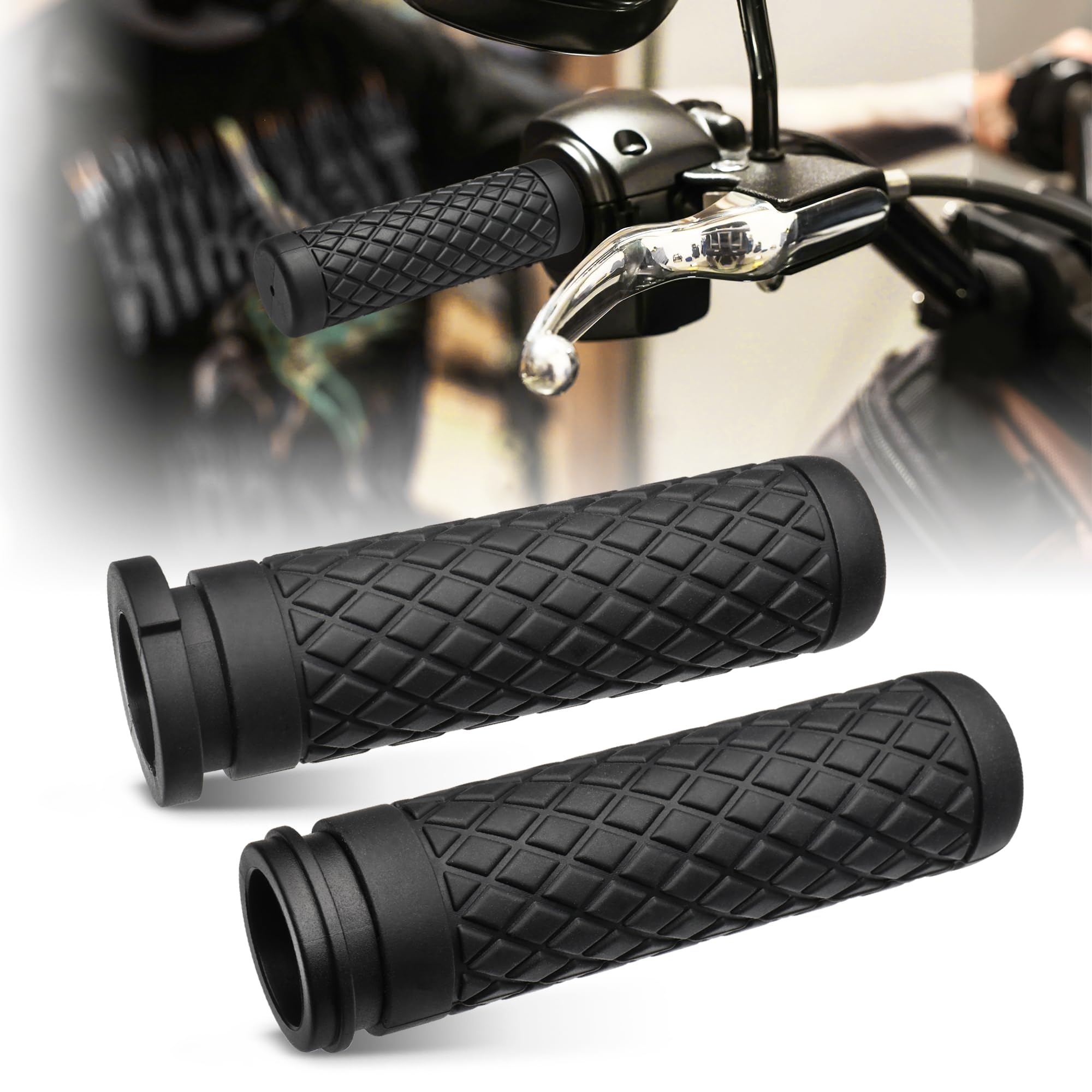Photo 1 of 1" Electronic Throttle Handlebar Grips for Harley with Throttle by Wire
