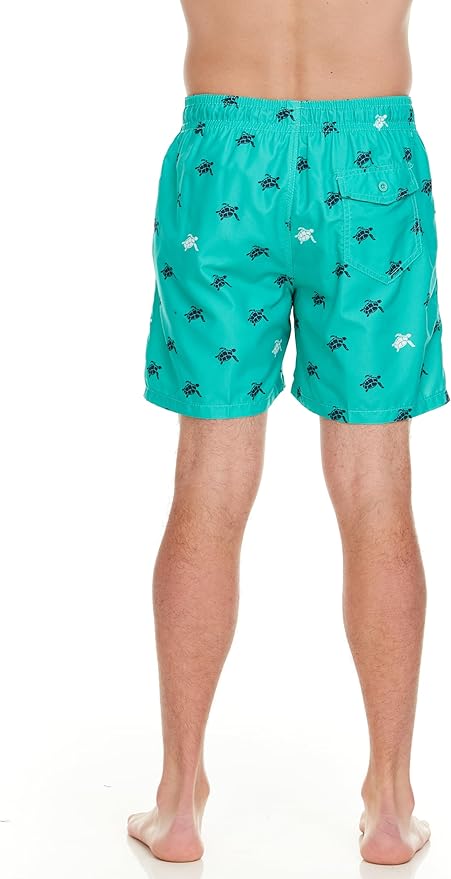 Kanu Surf Men’s Havana Swim Trunks (Regular & Extended Sizes) Solid swim trunk with elastic waistband, side-seam pockets, and side cargo pockets