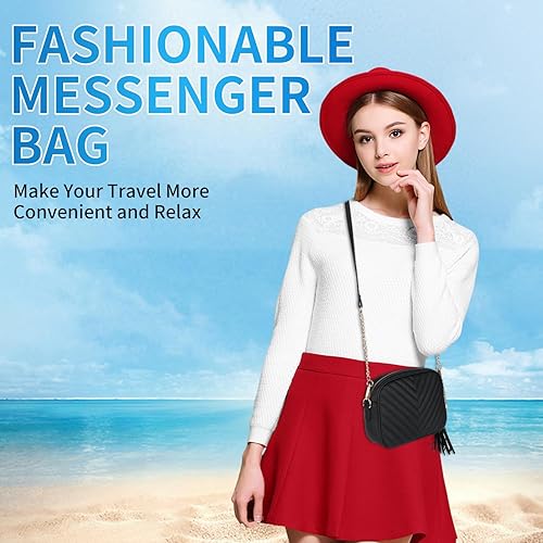 Miniatura 7 de CUTEGW Bolsos cruzados acolchados para mujer, bolso cruzado pequeño, bolso de hombro ligero con correa ajustable