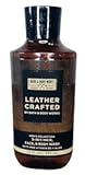 Bath & Body Works Men's Leather Crafted 3-in-1 Hair, Face & Body Wash 10 Ounce