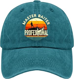 Professional Master Baiter Hat Men Fashion Fishing Country Hat Mens Ball Cap with Design for Engineers