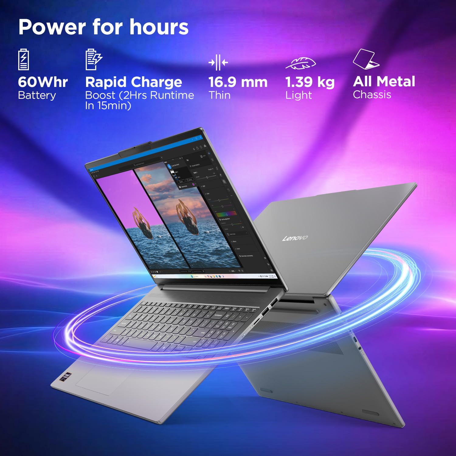 Lenovo IdeaPad Slim 5, AMD Ryzen AI 7 350, 24GB RAM, 1TB SSD