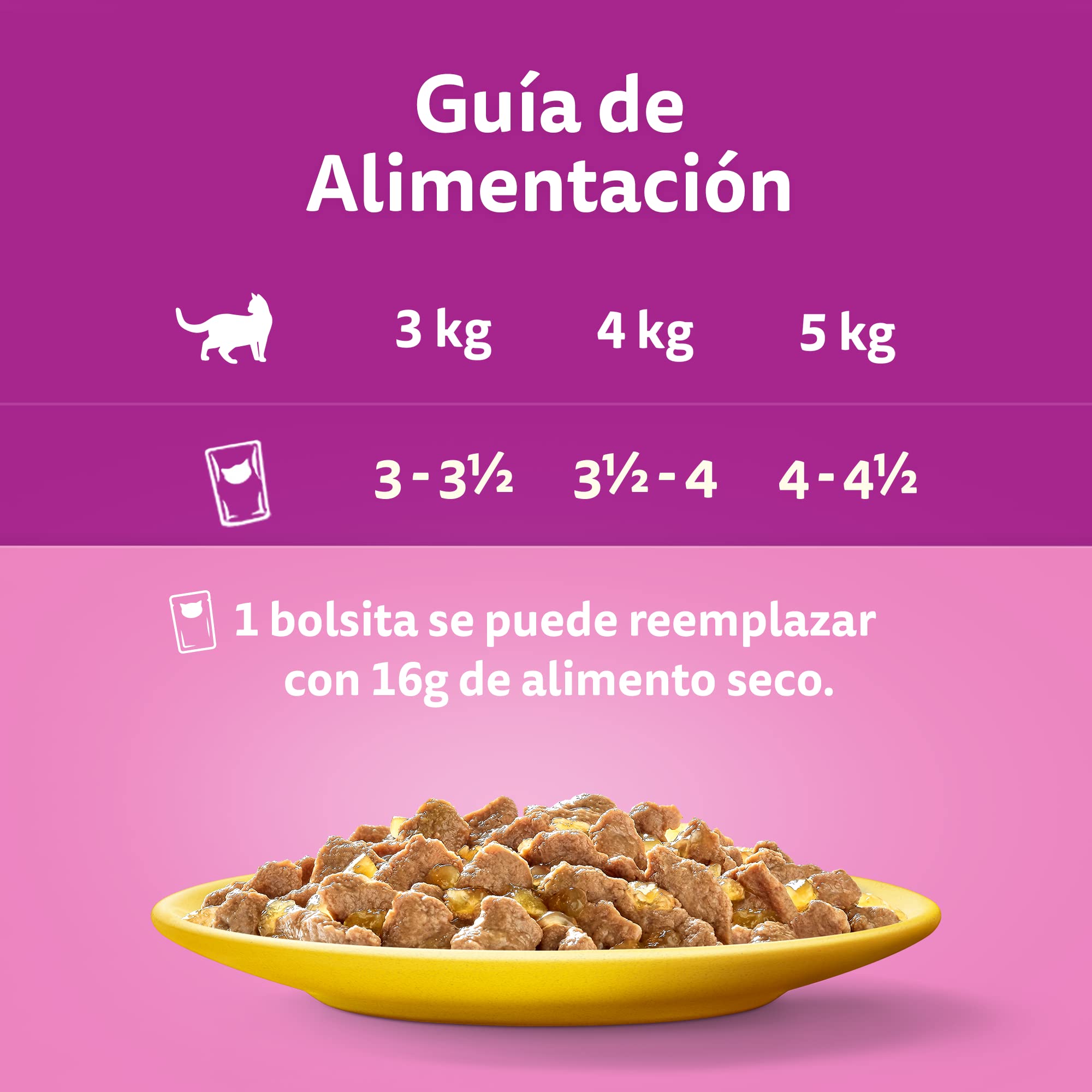 Whiskas Cibo umido per gatti adulti Selezione uccelli in gelatina (13 x 4 bustine x85 g)