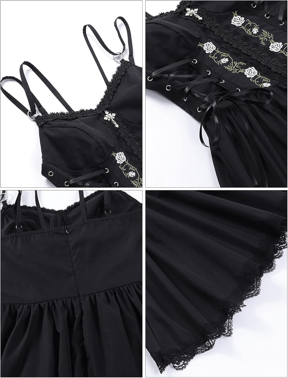 Gothic jurken voor dames Middeleeuwse jurk Schedelprint Vintage kant Vleermuismouwen Bandage lange jurk voor dames Grote maten gala-avondfeest Cocktailjurken Halloween Cosplay-kostuum (1 wijn