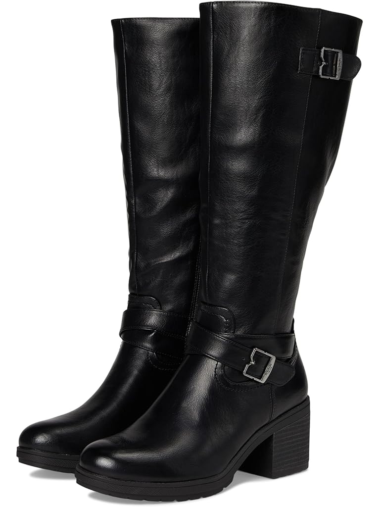 Black Dr. Scholl's Prairie Zip Tall Boots