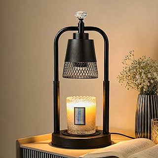 Candle Warmer Lamp with Timer Dimmer Dual Pole Height Adjustable Candle ...