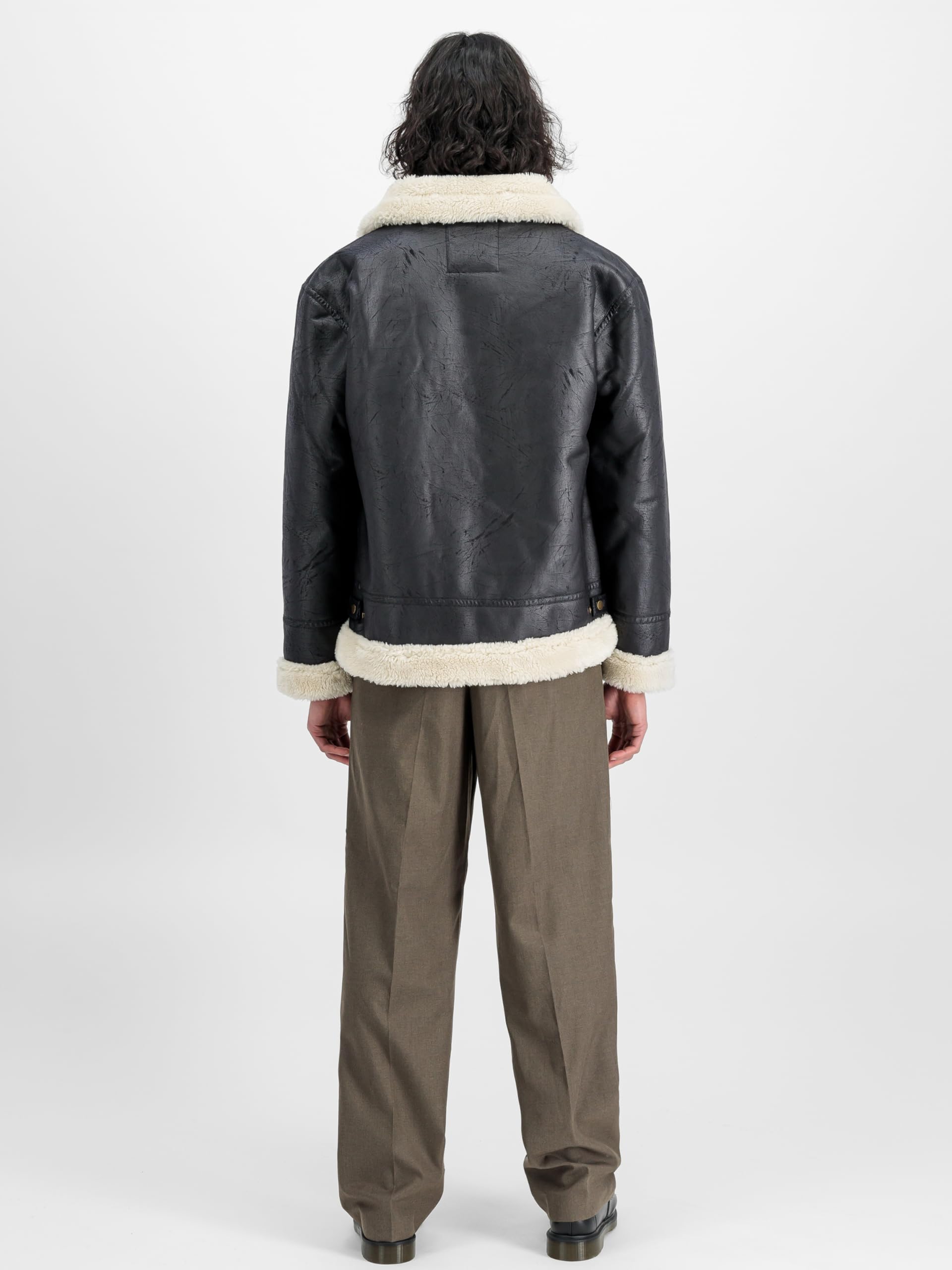 ALPHA INDUSTRIES kurtka skórzana Mężczyźni Alpha Industries B3 Fl kurtka skórzana męska (1 w zestawie)