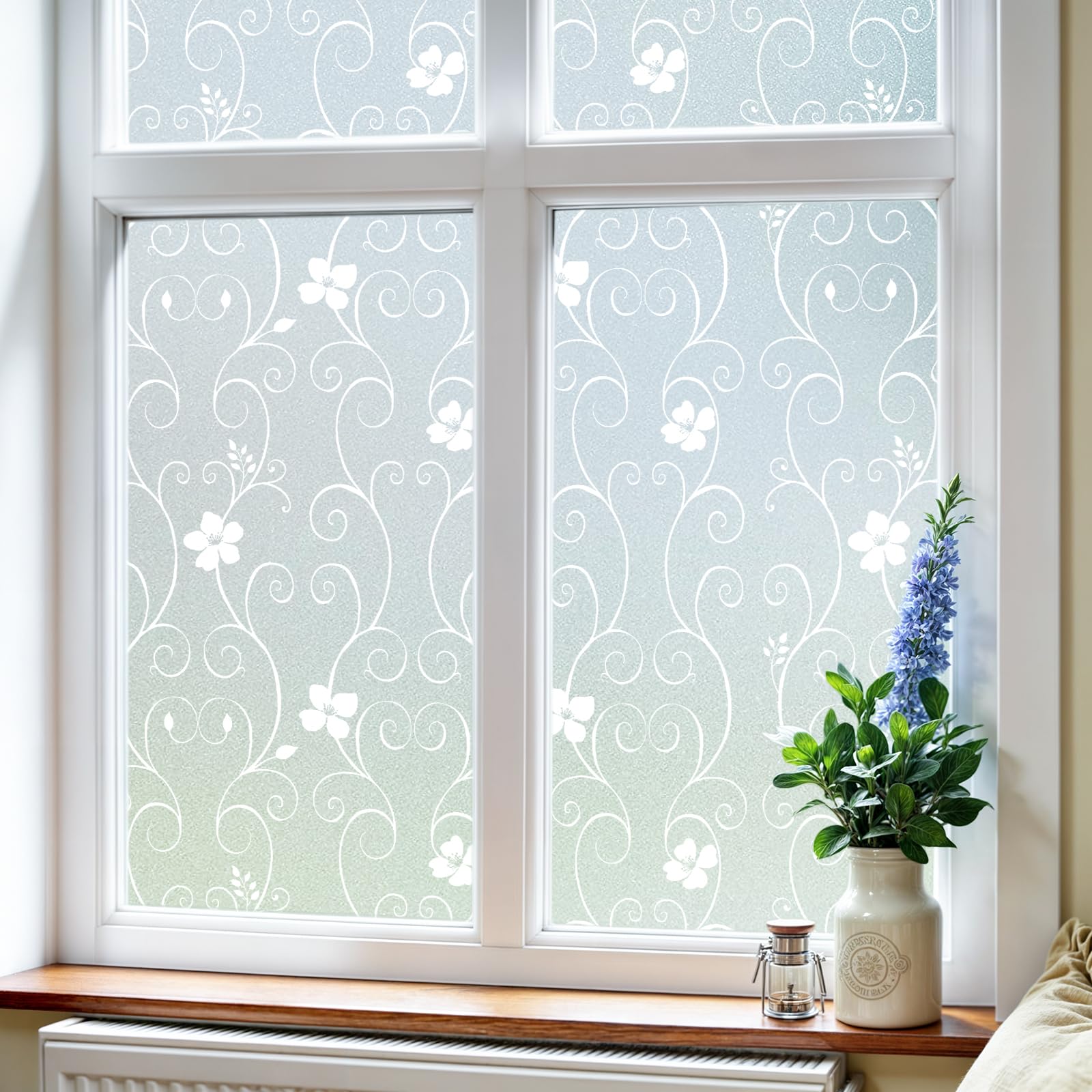 DIMEX Pellicola Autoadesiva Trasparente Adesivo Finestra | Pellicola Decorativa per Finestre | Pellicola in Vetro Opaco Opaco per la Privacy per la Casa e l'Ufficio – MILCHIG Opaco [122 x 200 cm