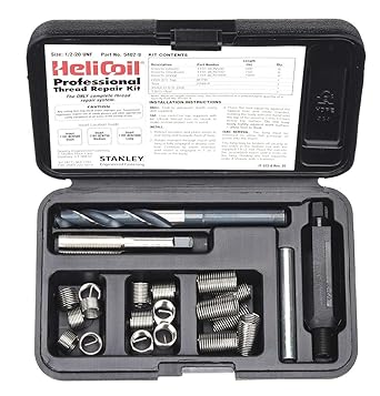 Thread Repair Kit, 304 SS, M10X1, 18 Pcs