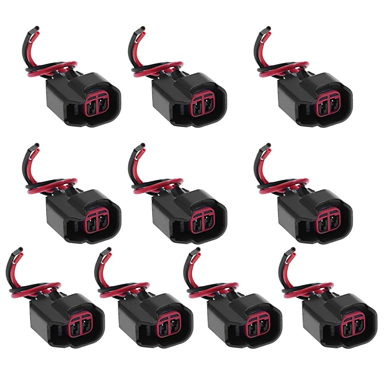 Conector pigtail EV6 para bico injetor de combustível Lssapr – 10 unidades