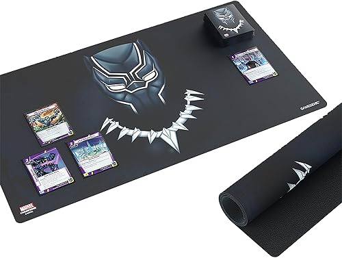 Miniatura 3 de Marvel Champions Black Panther - Tapete de goma antideslizante de 24 x 14 pulgadas, diseñado para su uso con Marvel Champions The Card Game,