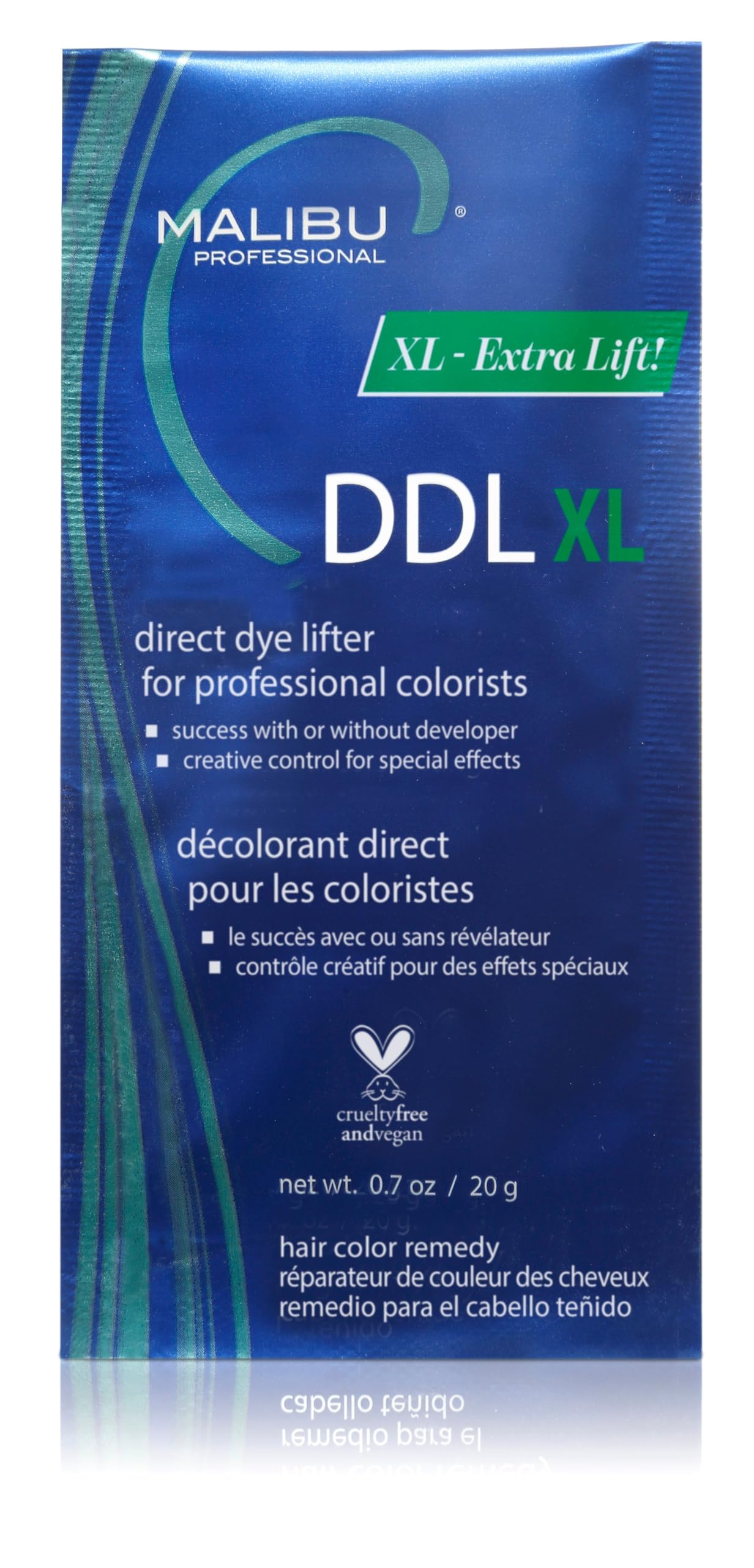 Malibu Professional DDL XL Direct Dye Lifter for Colourists, 20g, Pack of 6