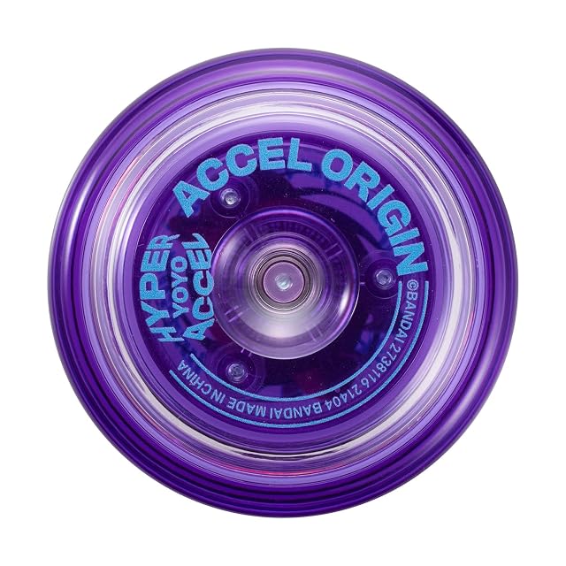 Foto 2 de 4 de Bandai 60005 Accel Hyper Yoyó Morado, Juego de Habilidad