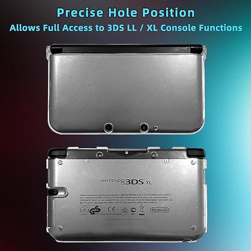 Miniatura 5 de OSTENT Protective Clear Crystal Hard Guard Case Cover Skin Shell for Nintendo 3DS XL LL Color Clear White