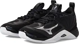 Tênis de vôlei feminino Wave Momentum 2, Preto/prata, 41