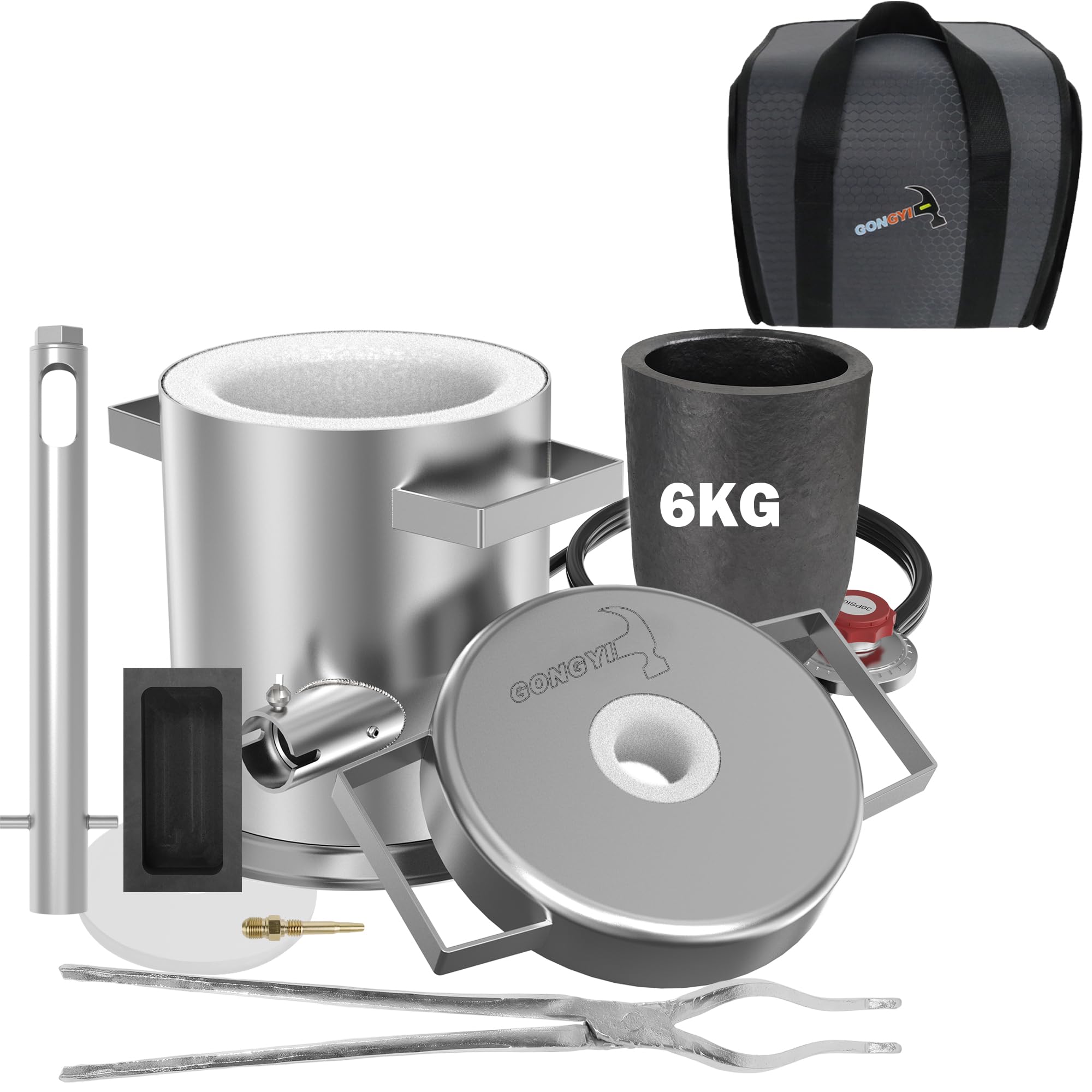 Amazon.com: GongYi 6KG Melting Furnace Kit GMF600 Smelting