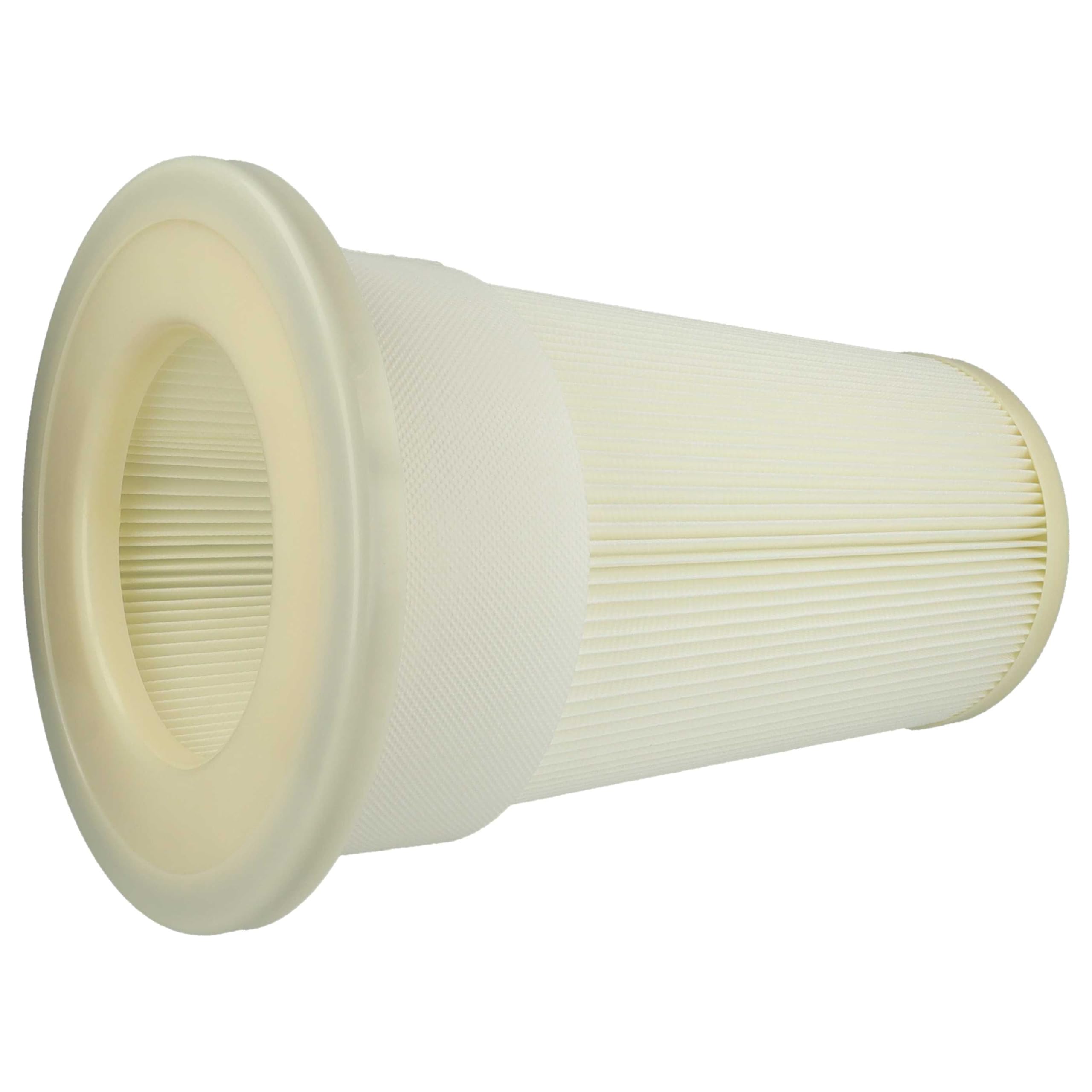 vhbw 4 x filtr składany kompatybilny z odkurzaczem Dustcontrol DC 2700c, 2700i, 2800, 1800, 2900 Eco - filtr nabojowy, biały, zmywalny