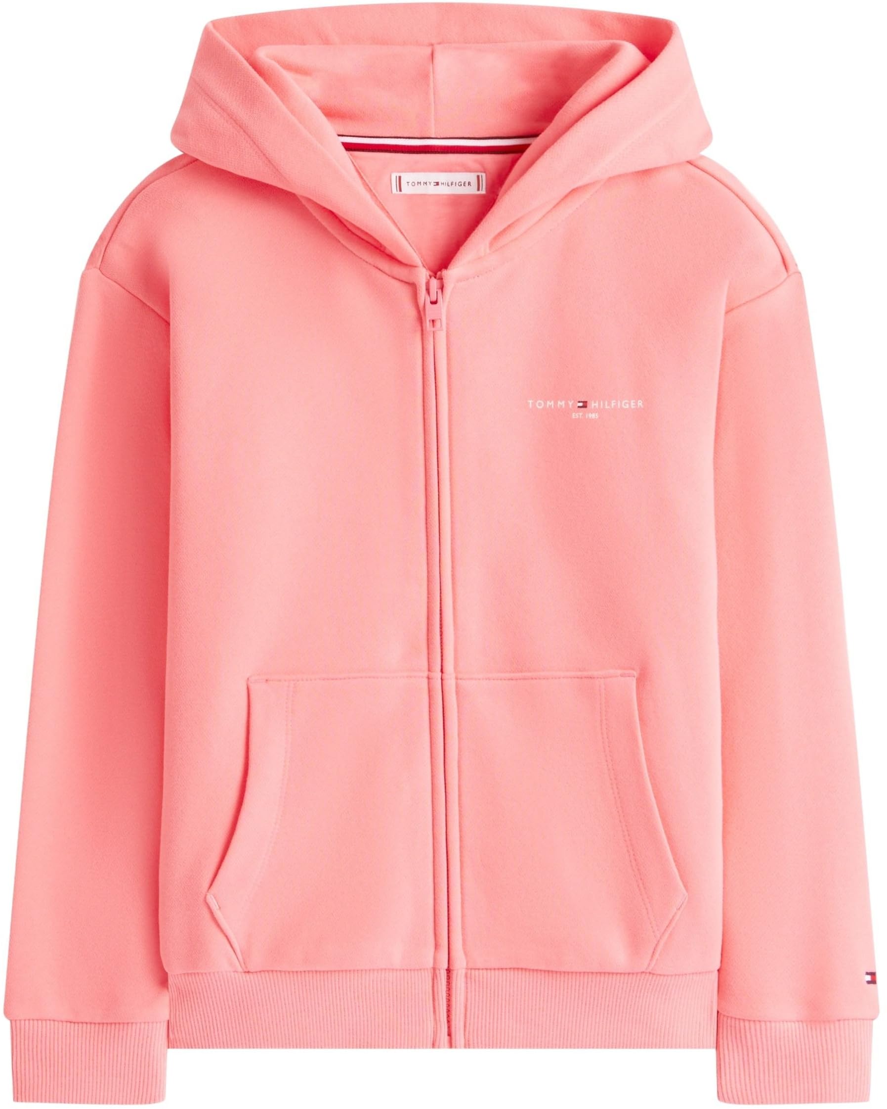 Tommy Hilfiger Mini Corp Zip Through Hoodie Ks0ks00726 Felpe Unisex - Bambini e Ragazzi (Pacco da 1)