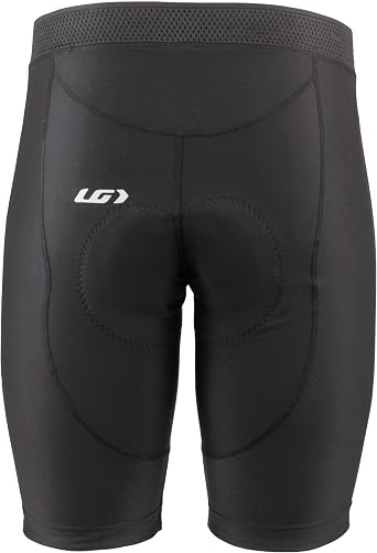 شورت دراجة مبطن Garneau Fit Sensor 3 للرجال، شورت ركوب الدراجات مقاس 9 بوصات، راحة محسنة لركوب لمدة 2+ ساعة