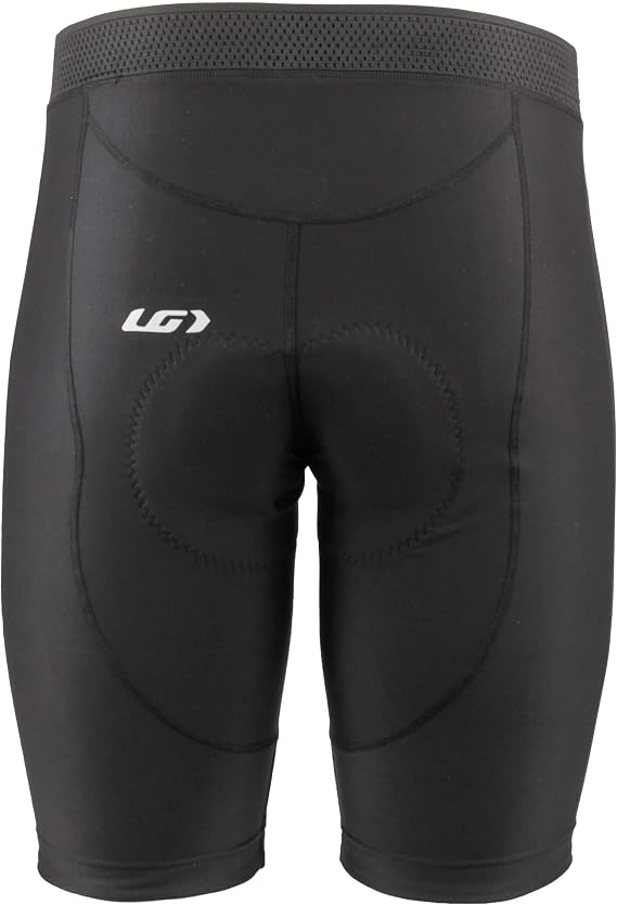 شورت دراجة مبطن Garneau Fit Sensor 3 للرجال، شورت ركوب الدراجات مقاس 9 بوصات، راحة محسنة لركوب لمدة 2+ ساعة