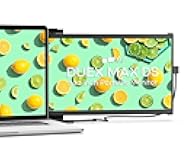 Mobile Pixels New Duex Max DS 14.1'' FHD 1080p Laptop Screen Extender, USB Type-C/HDMI Ports, Portable Monitor for 14'' to 17 Inch Laptops, Compatible with macOS/Windows/Apple/Android/Switch(Black)