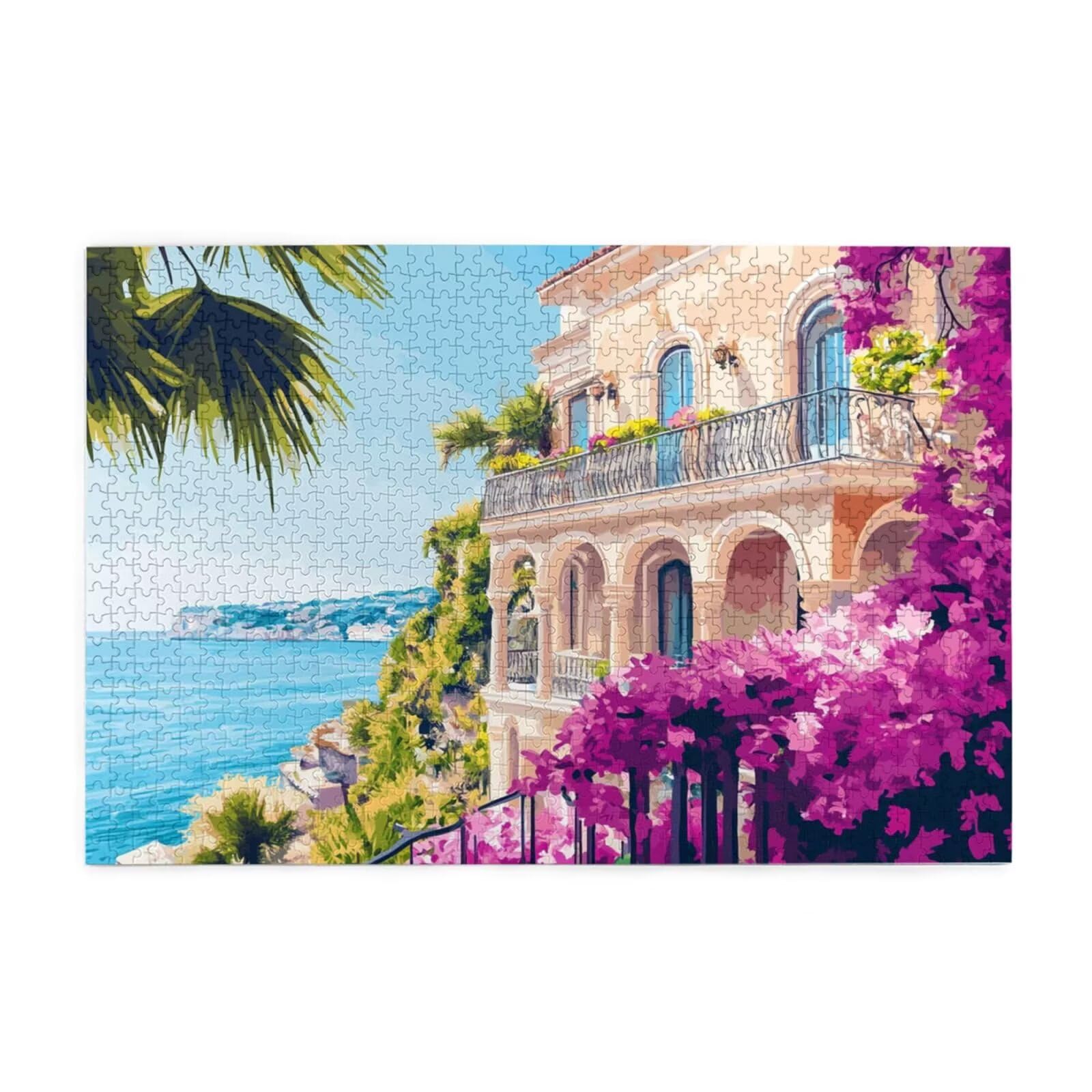 Puzzle 2000 sztuk Ocean Puzzle Krajobraz Duży rozmiar dla dorosłych z pudełkiem do pakowania i obrazami referencyjnymi, zabawnymi grami dla całej rodziny, jako prezent dla przyjaciół 2T-334