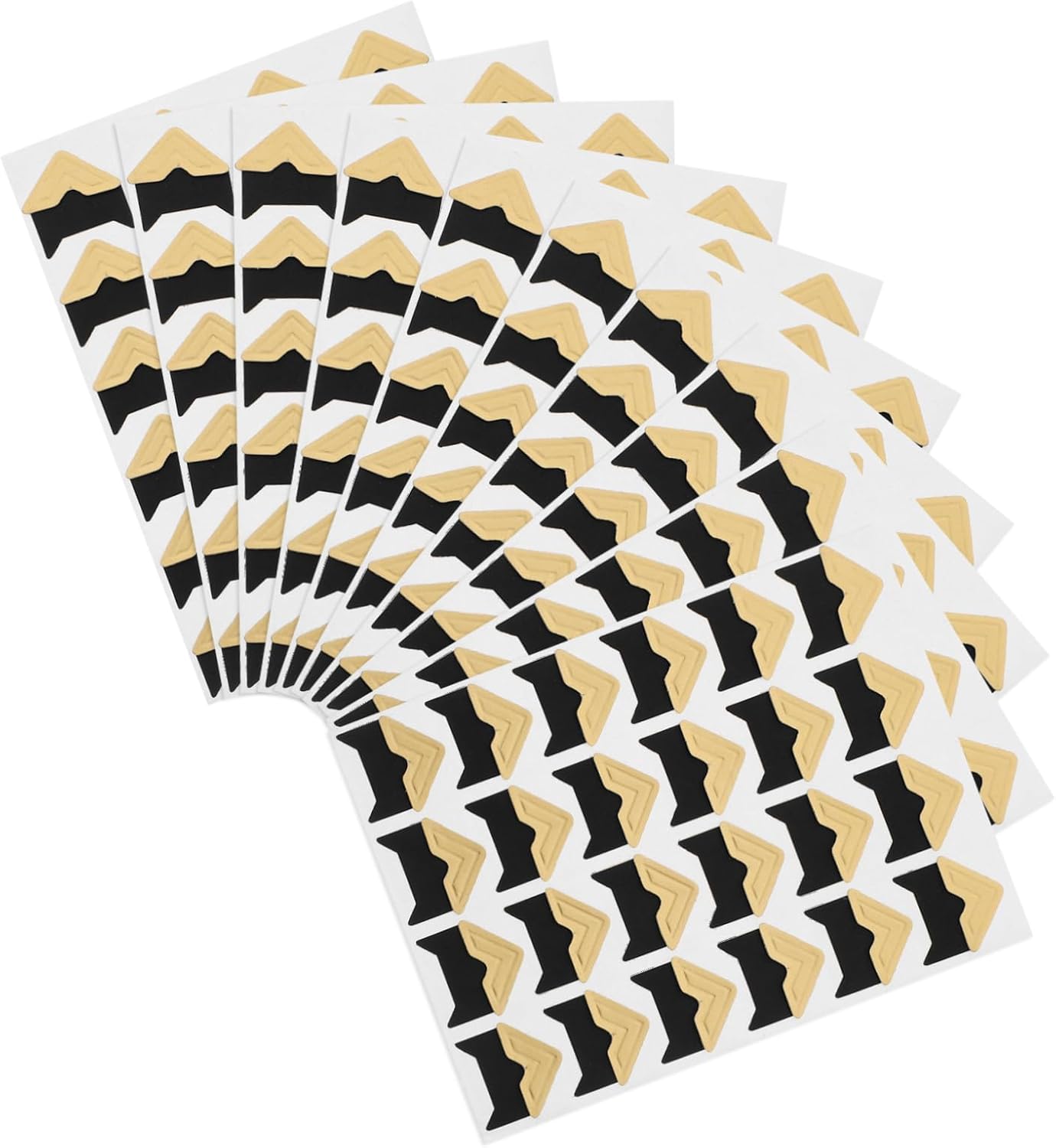 VILLFUL 10pcs Self-Adhesive Photo Corners for Scrapbook Albums and Vintage Projects Decorative Picture Mounting Corners for Easy Application and