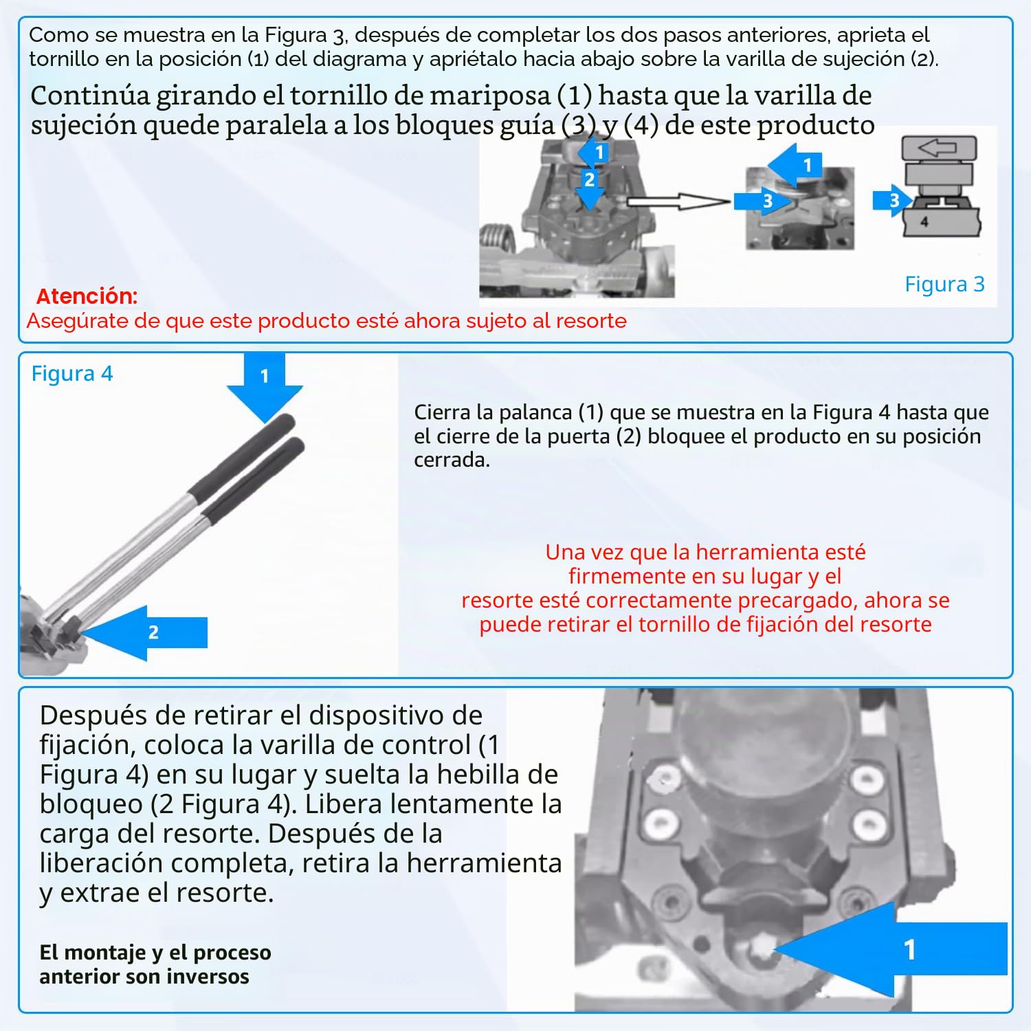 ZKTOOL 1033 Herramienta de Instalación y Extracción de Resortes de Presión de Válvulas, Adecuado para BMW N13 N20 N26 N51 N52 N53 N54 N55, Desmontaje del Resorte de Presión de Torsión de Válvulas