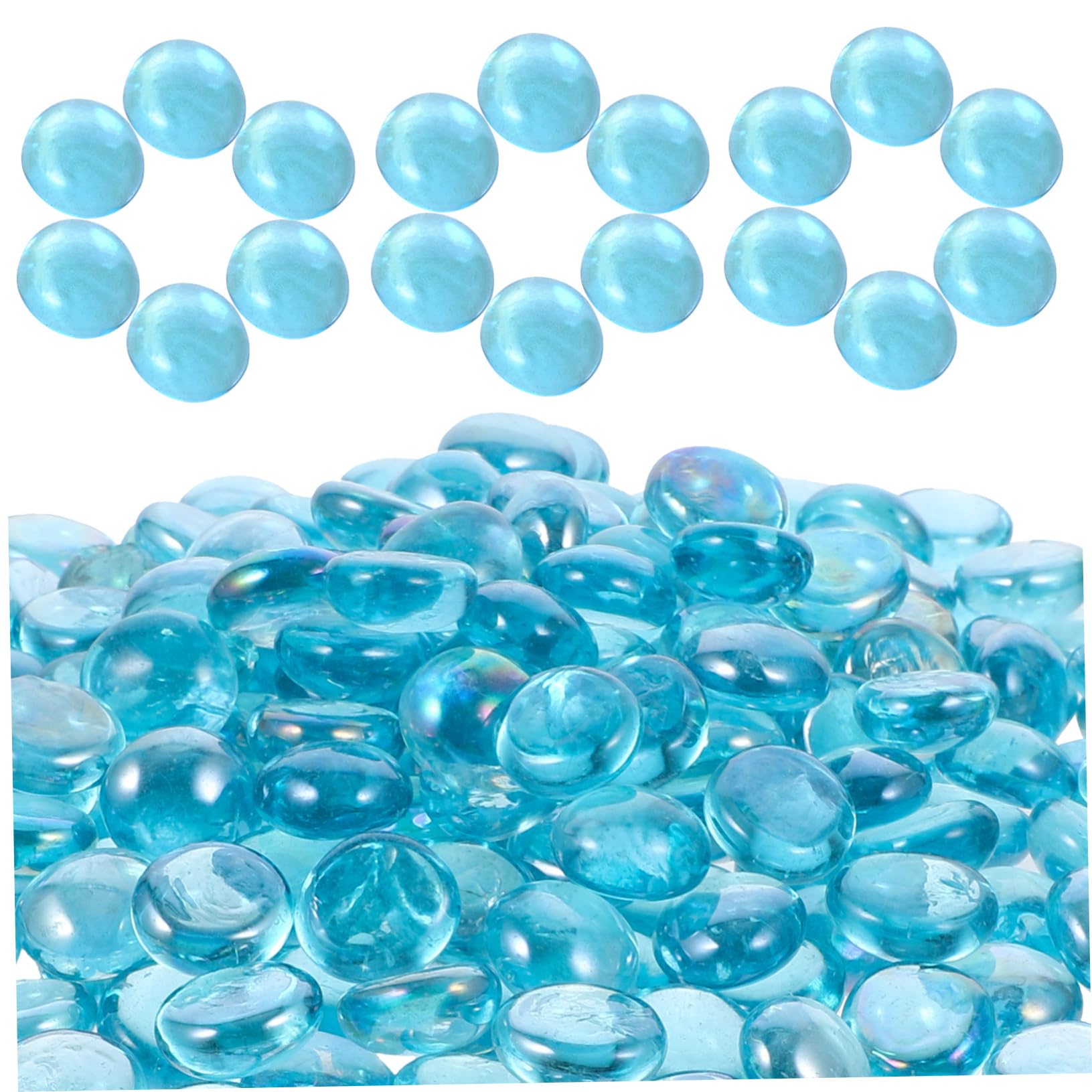 SOLUSTRE 1 Crystal Stone Decoration Blue Fish Tank Gravel Aquarium Stone Stone Aquarium Decorations Stone Decors Fish Aquarium Decoration Aquarium Sand Fish Tank Decorations Rocks Glass