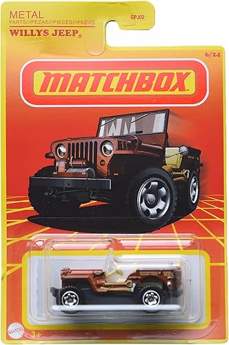 Matchbox Willys Jeeps, marrón 6/24