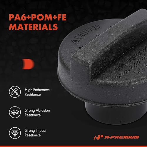 Miniatura 3 de A-Premium Tapa de llenado de depósito de combustible compatible con Chevrolet Silverado 2500 3500 HD, Cruze, Impala, Colorado, Corvette, Buick