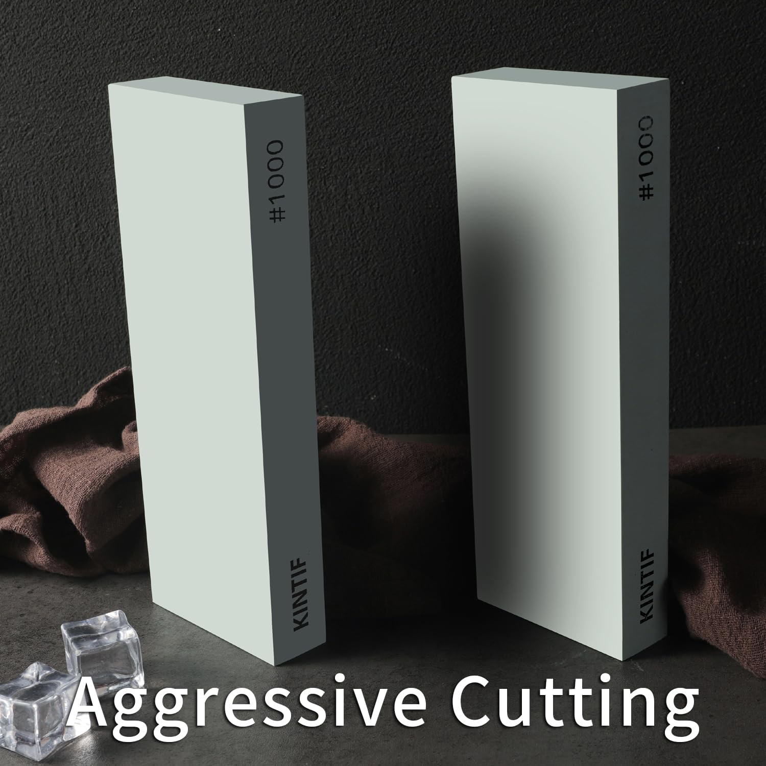Sharpening Stone Fired whetstone Silicon Carbide Medium Grit #1000 Strong grinding power, Cuts fast, Sharpening Stones for Knives, Whetstone knife sharpener