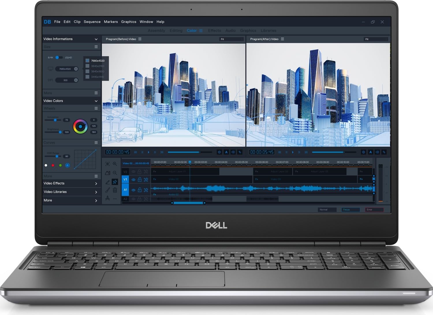 Dell Precision 7560 i7-11850H 512GB 16GB NVIDIA RTX A3000 - AZERTY