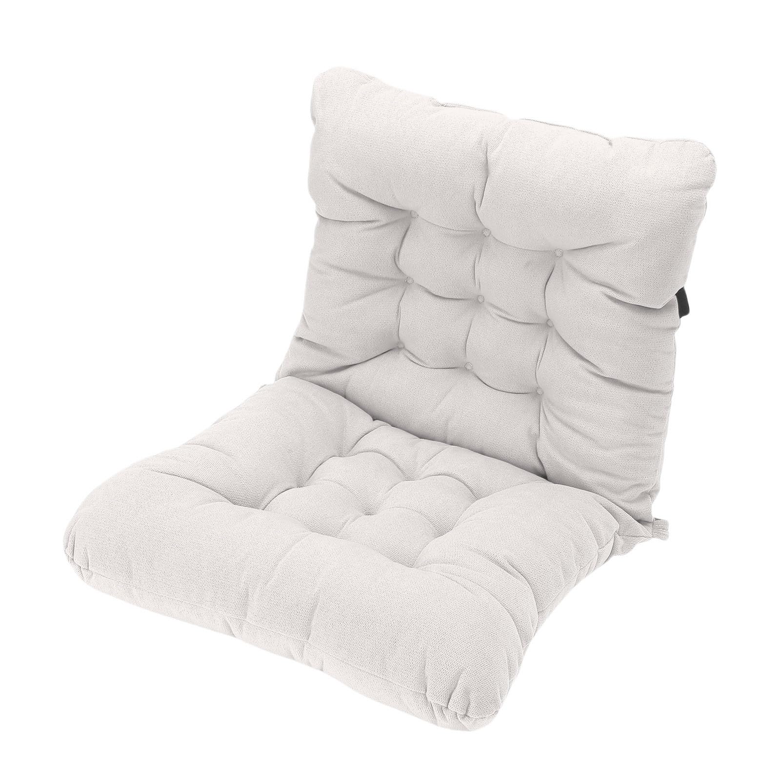 Cuscino per Sedia con Supporto Lombare, Imbottitura in Cotone
