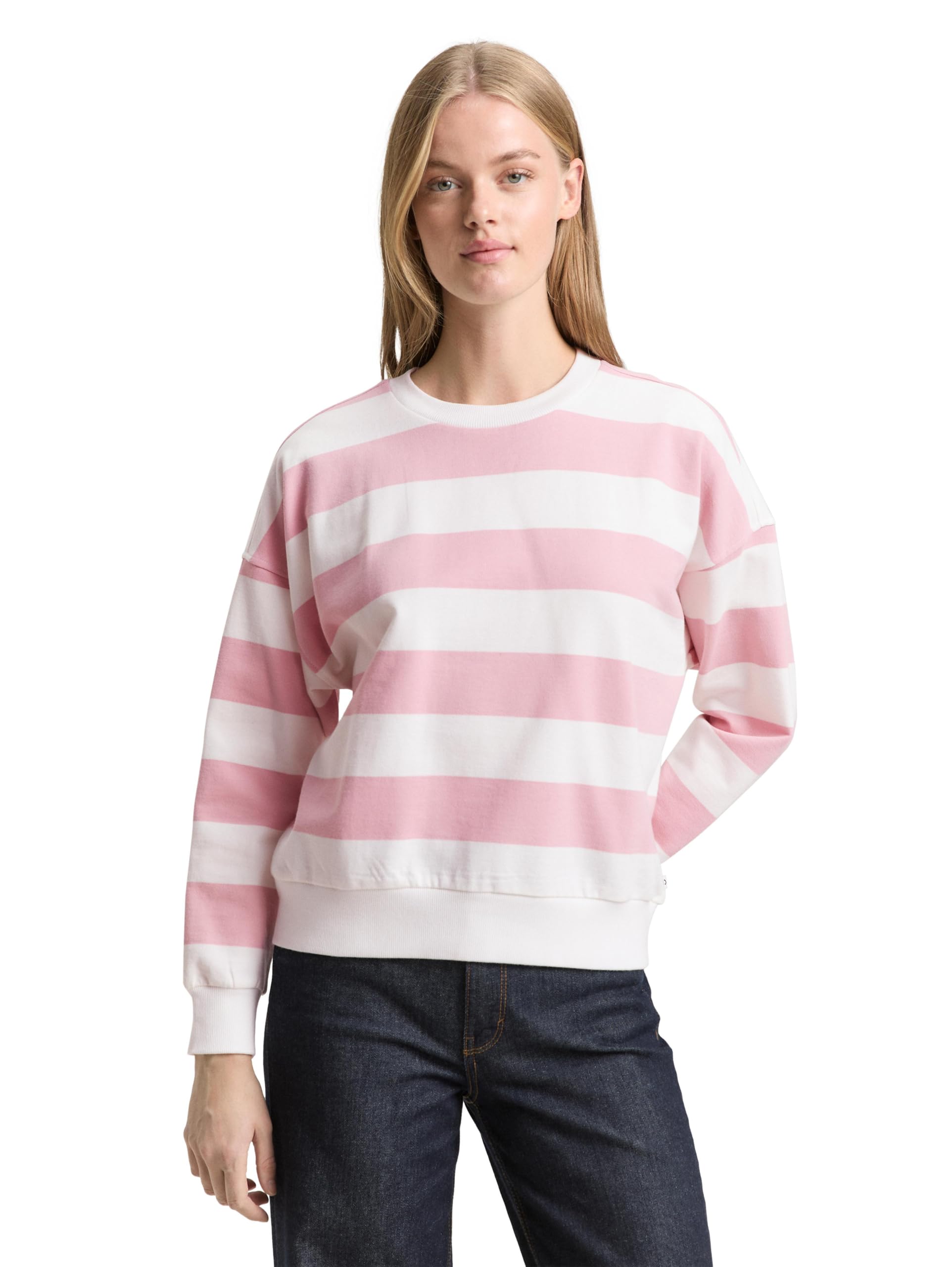 Tom Tailor Denim Damen Loose Fit Sweatshirt