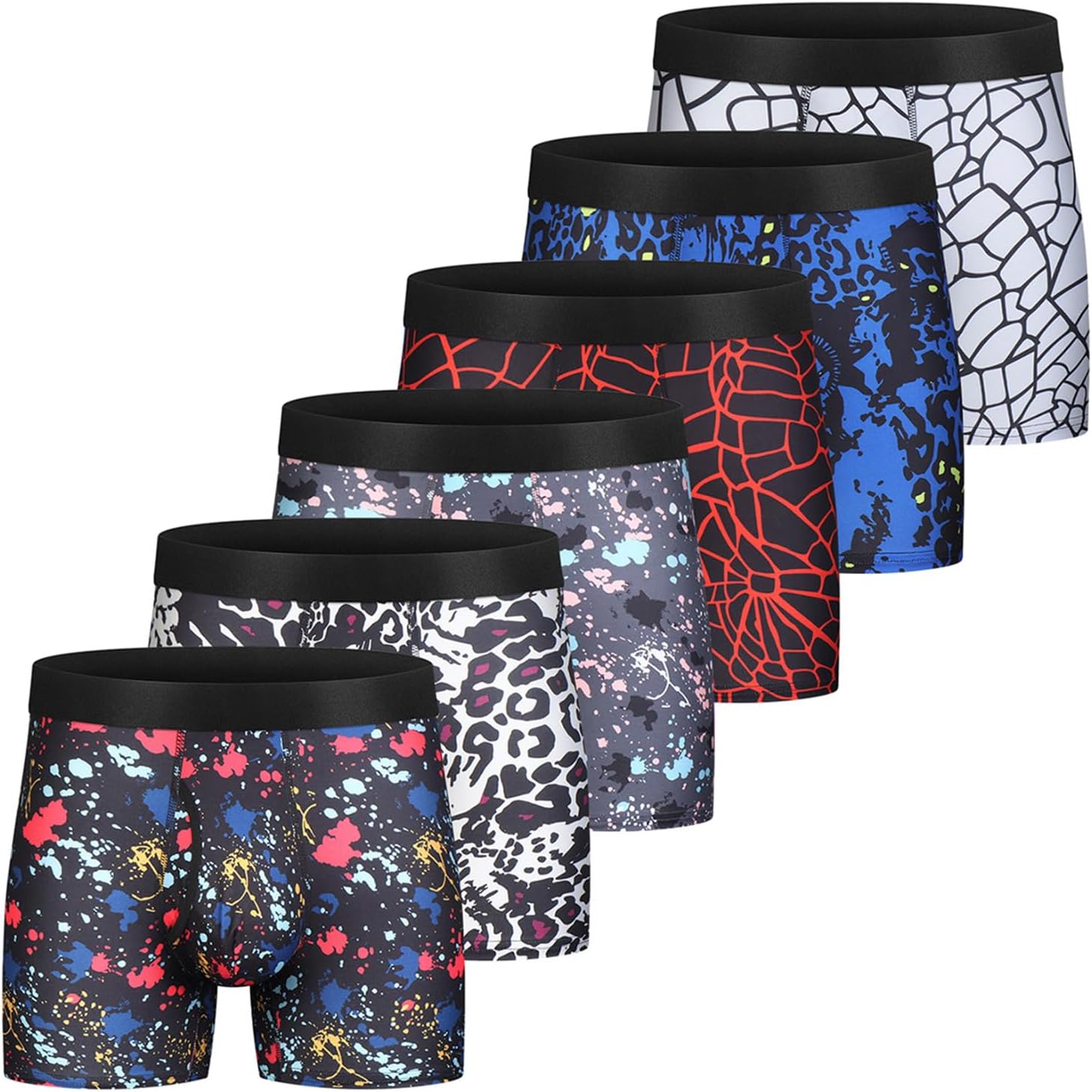Mens Boxer Briefs Icy Cool Sport Boxer Briefs Underwear for Men