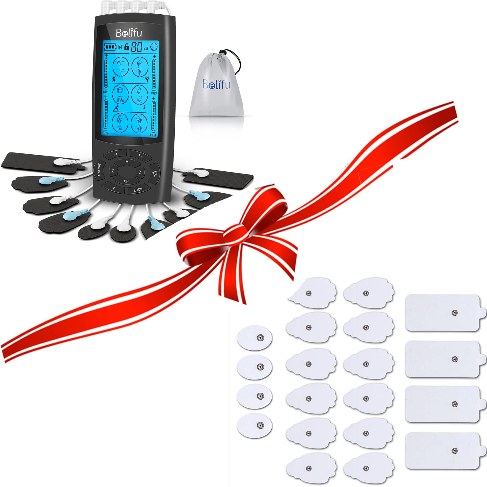 Belifu Massager Devices for Pain Relief with Pads