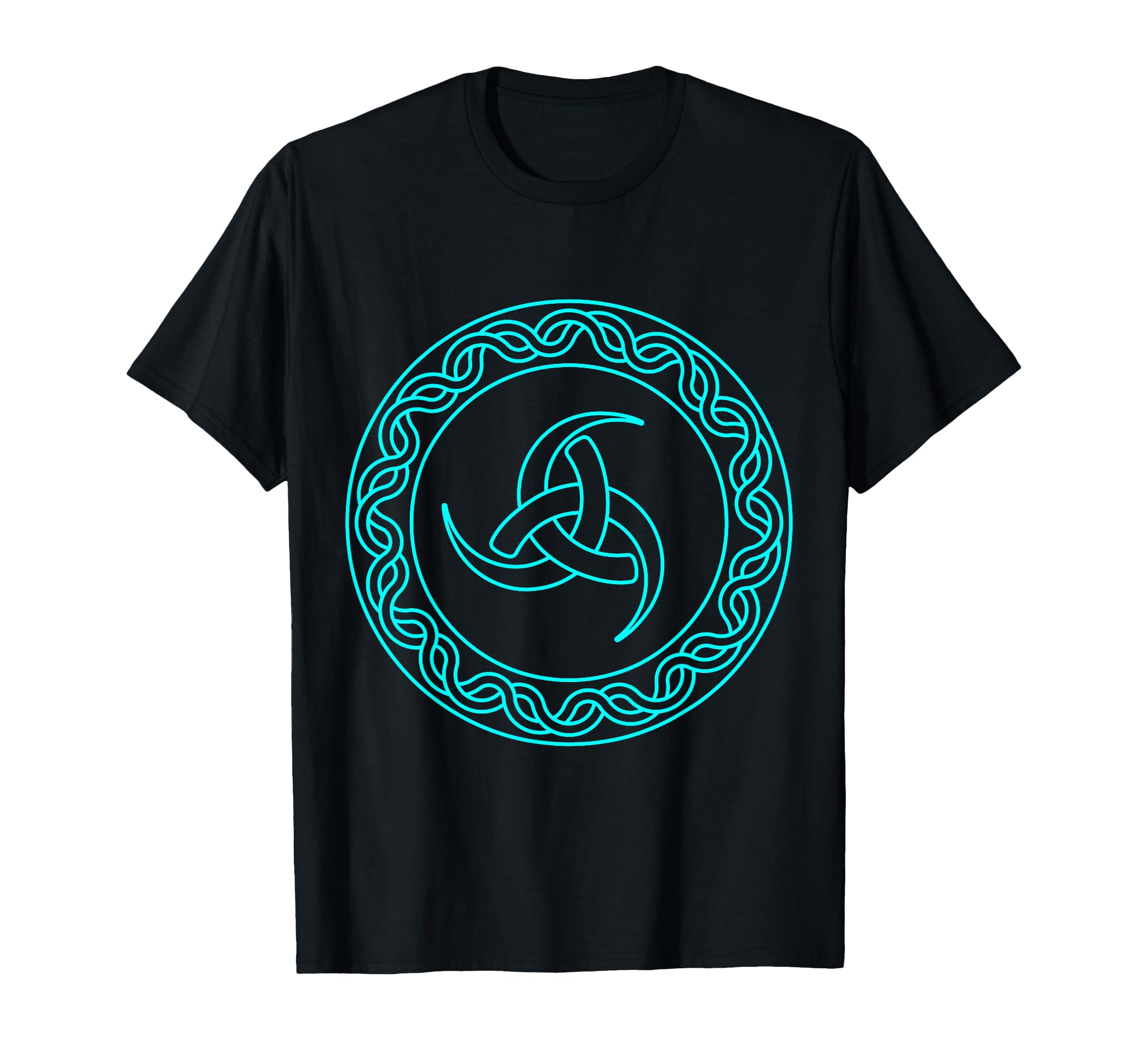 Viking Celtic Knotwork Triple Horn of Odin T-Shirt