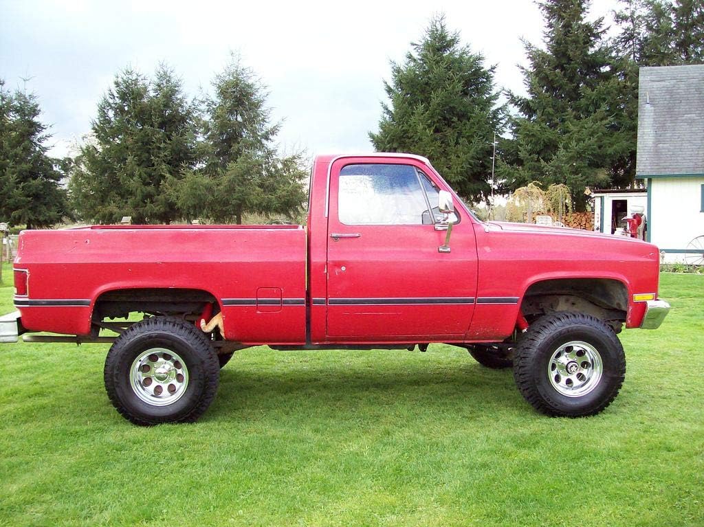 Autmotive Authority 1973-1987 - Modellatura Laterale Chevy GMC, C10, C20, C30, K10, K20, K30, V10, Suburban, Custom Deluxe, Silverado, Pickup Trucks – 2,25 cm di Larghezza