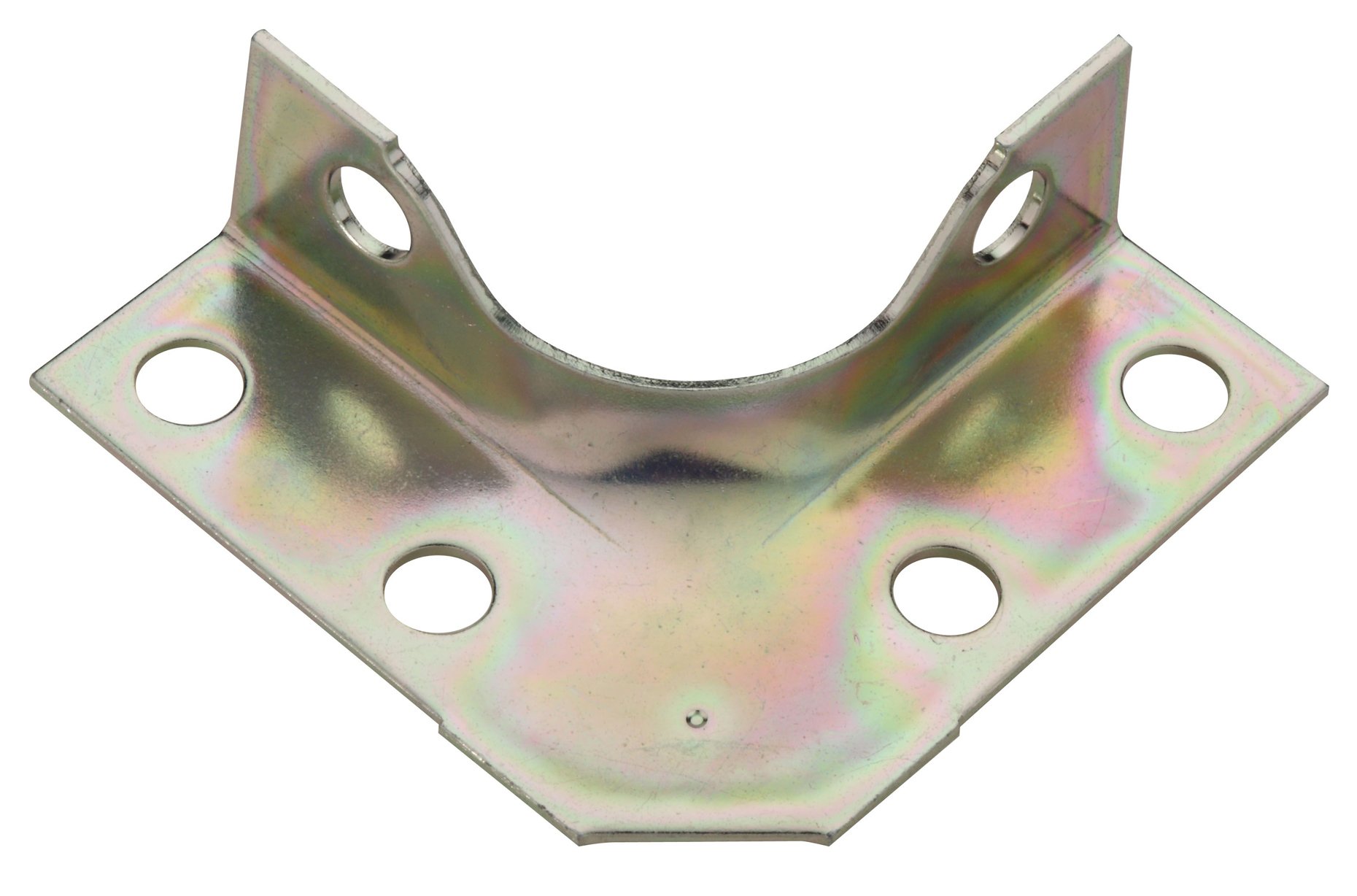 Équerre métallique de type brace d'angle 5,1 cm pour assemblage de panneaux, lot de 4