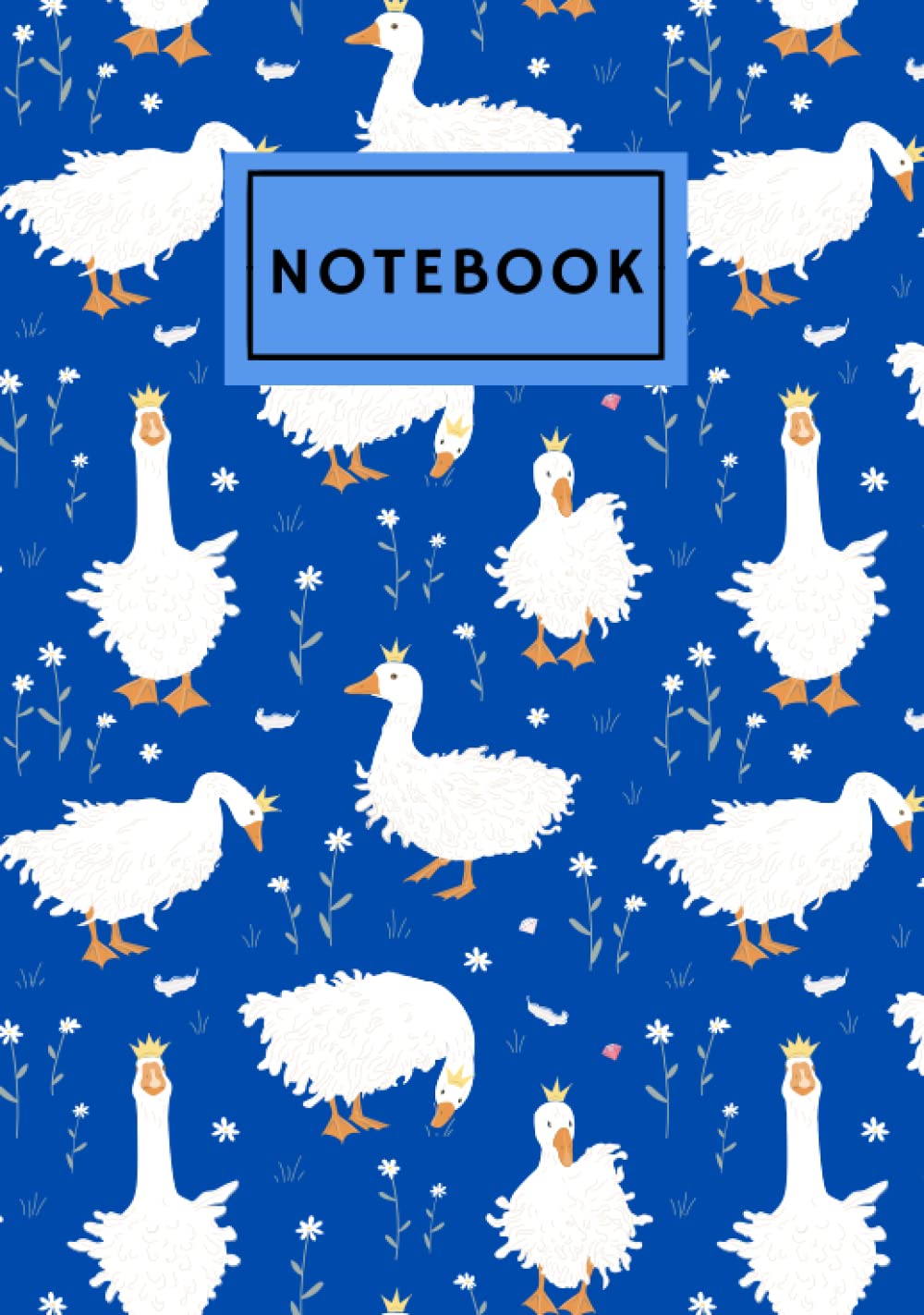 Geese Wearing Crowns Notebook