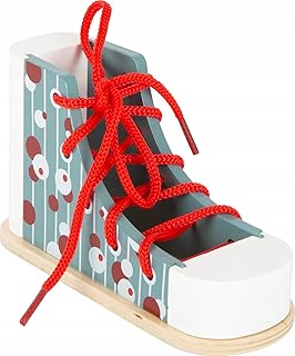 small foot Fädelschuh aus Holz, Schnürsenkel üben