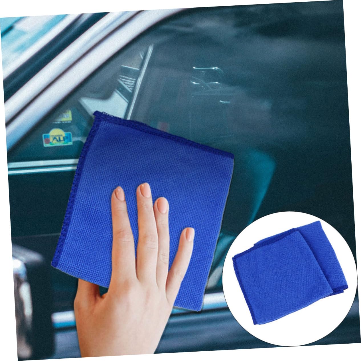 PACKOVE 50stücke Mikrofaser-autowaschtuch Reinigungstuch Wischtuch Für Autoinnen Und Außenreinigung Wasseraufnahme Schmutzentfernung