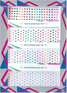 DeLegarde® Small Bindi Plain Round Bindis Tikka for Girls Women Ladies Multi Colour