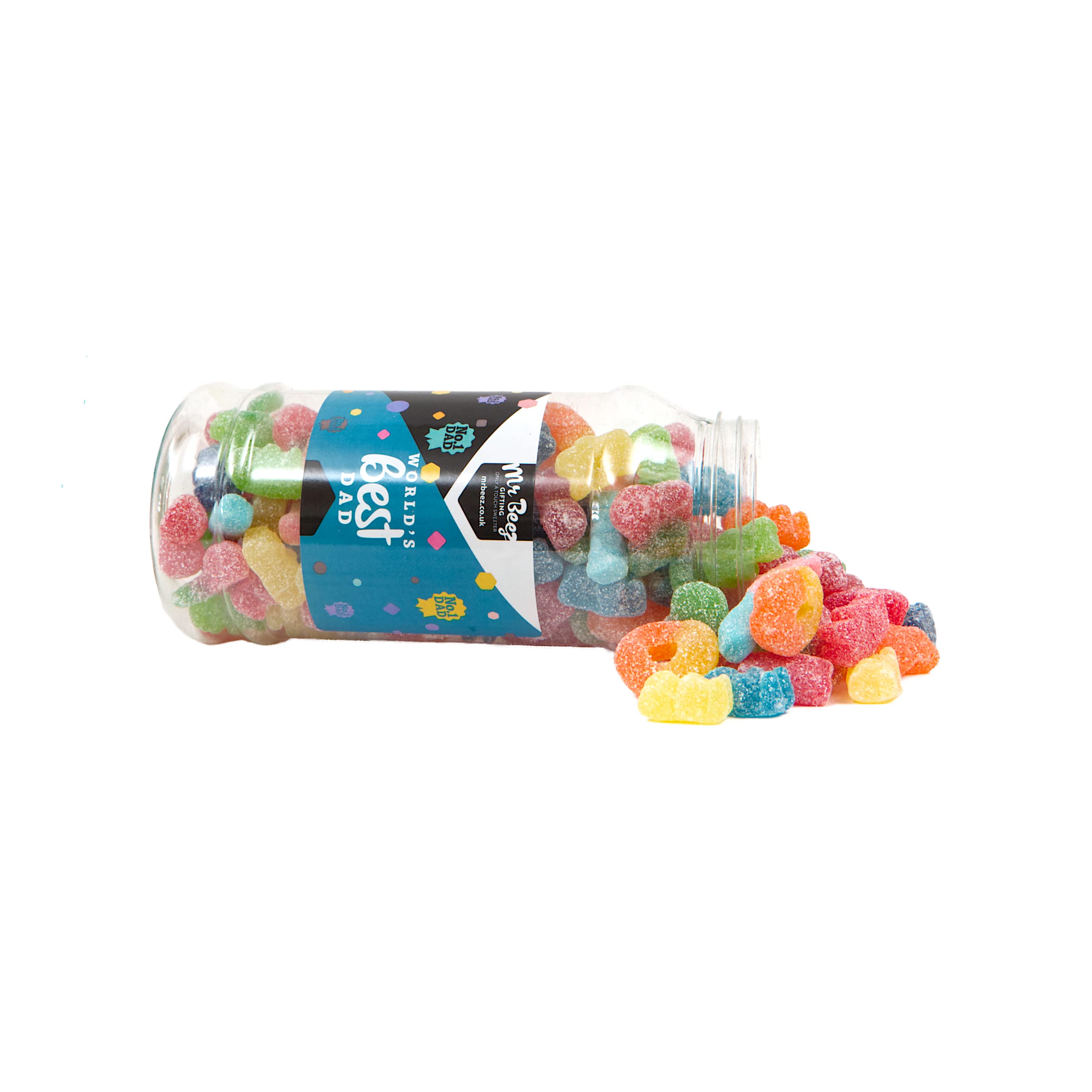 Mr Beezsweets Worlds Best Dad Gift Fizzy Mix 23x9cm 625 | INDIA