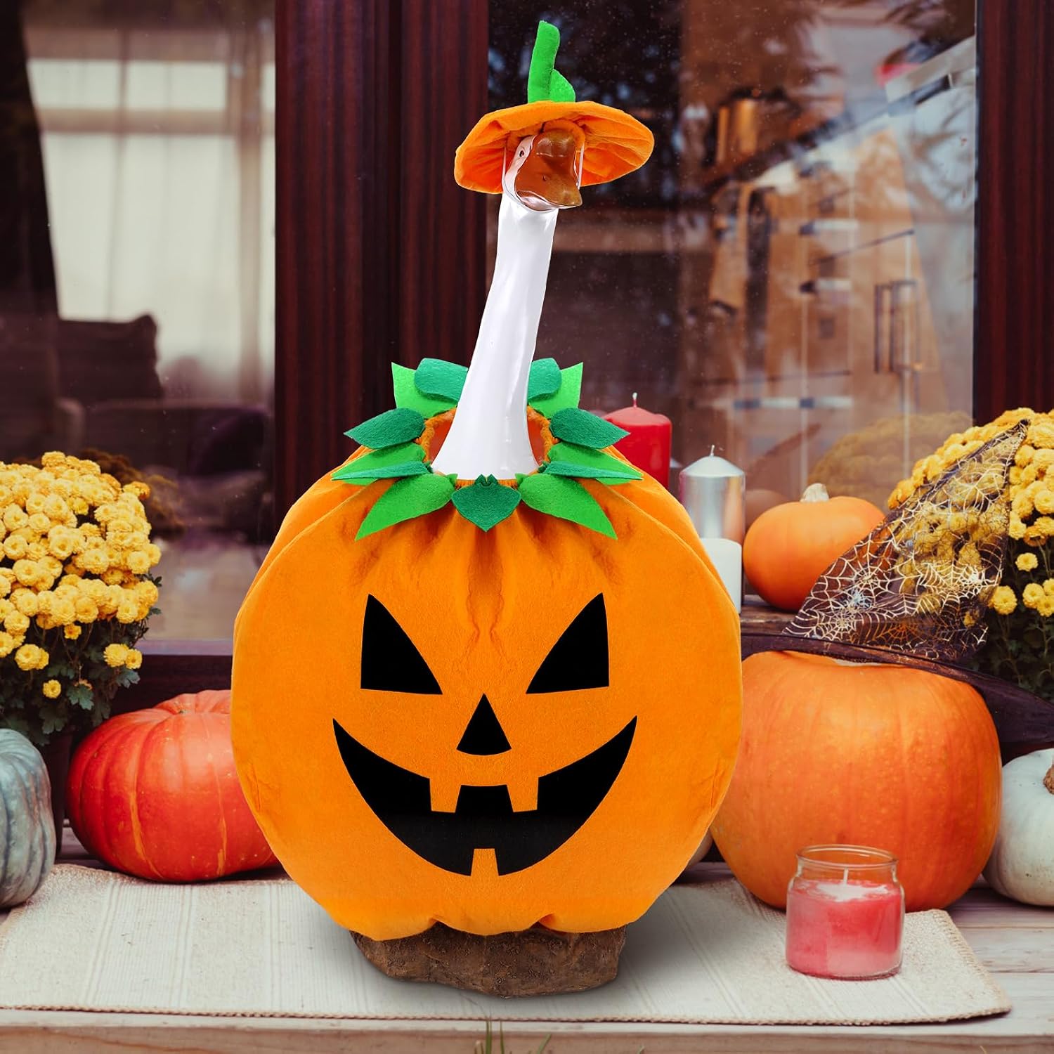 23 Inch Halloween Pumpkin Porch Goose Outfit, Thanksgiving Day